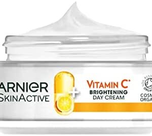 Garnier SkinActive Vitamin C Face Moisturiser for Brightening Day Cream, 50ml