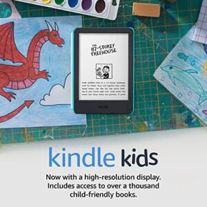 All-new Kindle Kids (2022 release) | Includes a cover, access to over a thousand books and a 2-year worry-free guarantee, Ocean Explorer