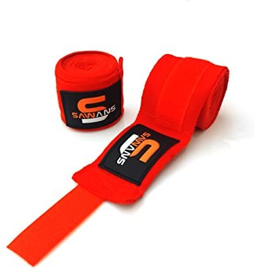 SAWANS Power Hand Wraps Inner Gloves Bandages MMA Boxing Muay Thai Mexican Stretch 3.5 meter