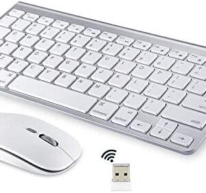 Wireless Keyboard and Mouse for Apple iMac Windows or Android (2.4G Wireless)