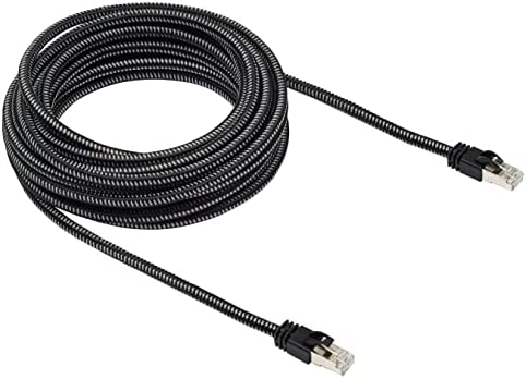 Amazon Basics Braided RJ45 Cat-7 Gigabit Ethernet Patch Internet Cable – 7.6 metres