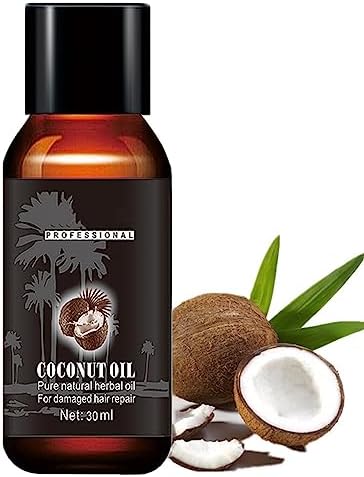 Coconut Hair Care Oil - Coconut Essential Oil - Coconut Oil For Hair Care - Strengthens Hair, Nourishes Scalp, Rid of Itchy and Dry Scalp, for Men Women 30ml