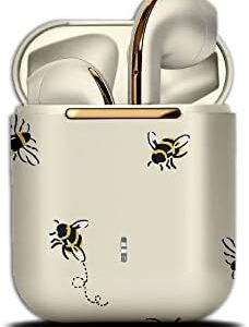 VQ Wren Cath Kidston Designer Prints True Wireless Bluetooth Earbuds - Bluetooth 5.1 - Smartphone Devices - HD Mic, Incredible Sound, Long Battery Life - Wren Earbuds (Bees)