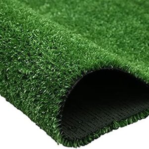 1x1m Artificial Grass Door Mat Astro Turf Grass Fake Lawn Synthetic Artificial Grass Pile Roll Mat Indoor Outdoor Landscape Garden Pet Dog Lawn(A(super density))