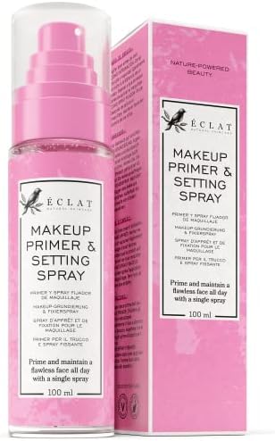 Setting Spray - Makeup Setting Spray for Face & Primer - Long Lasting Spray Makeup for Matte Finish and Oil Control - Hydrating and Brightening Setting Spray, Vegan - 100 ml.