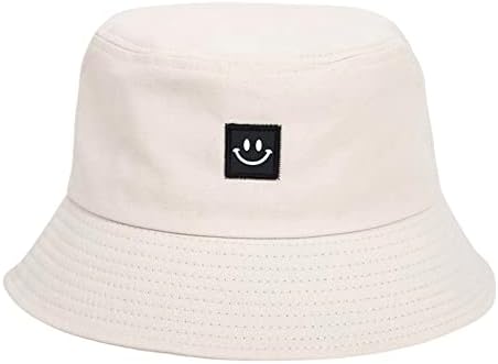 imKutie Kids Smile Face Sun Hat, UPF 50+ Toddler Boys Girls Summer Bucket Hat Wide Brim Unisex Beach Hats Caps for 2-8 Years