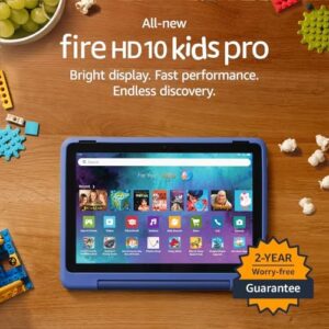 All-new Amazon Fire HD 10 Kids Pro tablet | ages 6–12, 10.1" brilliant screen, long battery life, parental controls, slim case, 2023 release, 32 GB, Nebula