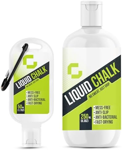 Gymwise LIQUID CHALK - Ultimate Hand Chalk for Weight Lifting, Rock Climbing, Gym, Gymnastics, Bodybuilding, and More