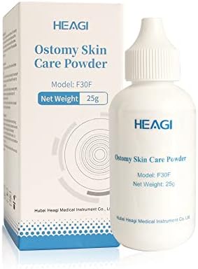 Heagimed Stoma Powder, Non Stimulation Ostomy Skin Care Powder, Stomahesive Protective Powder for Stoma Caring(25g)