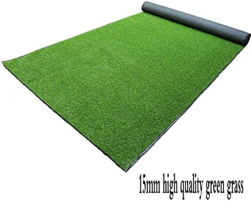 N / A YNFNGXU15mm emerald green grass, artificial turf in kindergarten, indoor and outdoor decorative green plants (Size:2x4.5m)