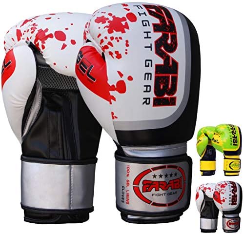 Farabi Sports Boxing Gloves Men and Women Kickboxing Gloves - Muay Thai Gloves 10-oz 12-oz 14-oz 16-oz Boxing Gloves for Punching Bag, MMA, Muay Thai and Training