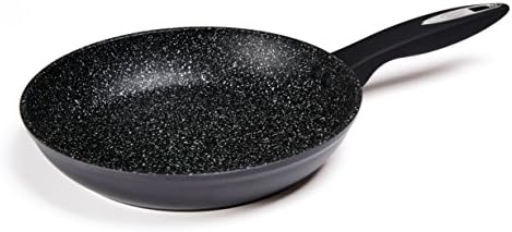 Zyliss Ultimate Non-Stick Frying Pan, 24cm/9.5in, Forged Aluminium, Black, 3X Layer Rockpearl Plus Non-Stick Technology, PFOA Free Suitable for All Hobs Including Induction