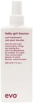 evo Baby Got Bounce Curl Treatment - Enhances Curls with Touchable Soft Finish - Reduce Dry Frizzy Hair - 200ml / 6.7fl.oz